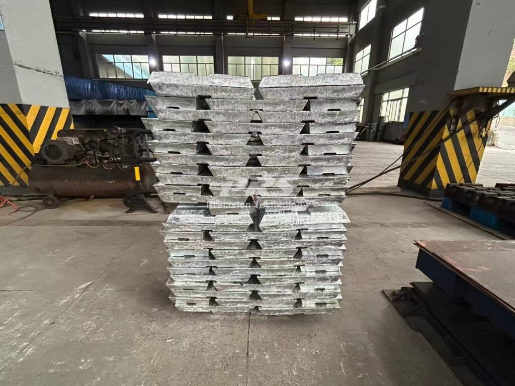 Zinc ingots